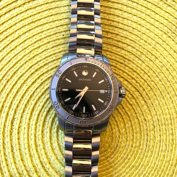 movado 800 series gold